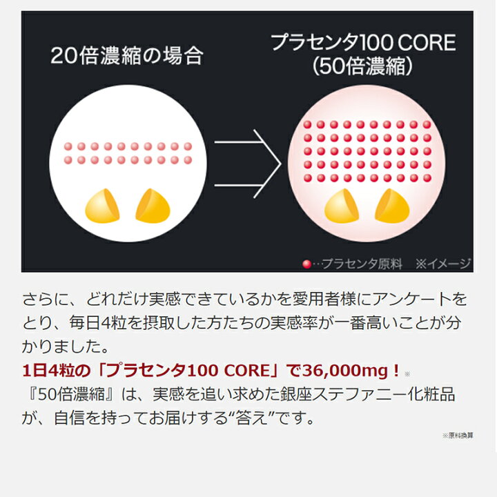 楽天市場】【公式】プラセンタ100 CORE 30粒 スタートパック 