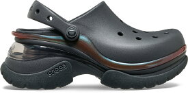 crocs クロックス 国内正規品 212811 Super Bae Clog W スーパー ベイ クロッグ サンダル レディース 厚底 シューズ 人気 かわいい シンプル 履きやすい サボ つっかけ クッション性 ブラック 黒 ホワイト 白