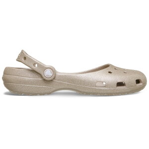 crocs �N���b�N�X �������K�i 213293 ���f�B�[�X �T���_�� Classic Shine Glitter Ballet Dulce �o���G �N���V�b�N �O���b�^�[ �L���L�� �y�� ���K �ʋC�� ������ �q�[���X�g���b�v �t�F�~�j�� �X���� �x�[