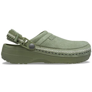 crocs �N���b�N�X �������K�i 214048 ���j�Z�b�N�X �����Y ���f�B�[�X �T���_�� Cs Crafted Vegan Suede Stitch Cargo �X�G�[�h �N���b�O �V���[�Y �T�{ �X�e�b�` �����₷�� �N�b�V������ �J�[�L ��
