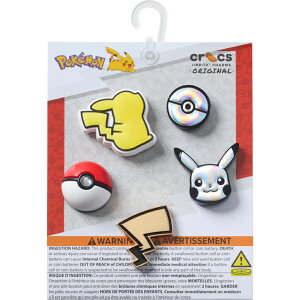 crocs �N���b�N�X �W�r�b�c jibbitz �A�N�Z�T���[ �`���[�� 10009998 Elevated Pokemon 5 Pack 5�Z�b�g �G���x�C�g �|�P���� �s�J�`���E LED ���� �L�����N�^�[