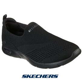 【今ならポイント10倍！】スケッチャーズ 104164-bbk レディース スニーカー SKECHERS ARCH FIT REFIN DON't GO アーチフィット アーチサポート 土踏まずサポート 靴 くつ