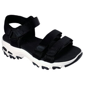 スケッチャーズ 31514-blk レディース スニーカー SKECHERS ディーライト サンダル くつ 靴 shoes シューズ スポサン Nylon Quarter Strap Sport Sandal W/ Yoga Foam D'LITES fresh catch