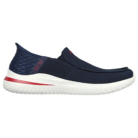 スケッチャーズ 210604-nvy メンズ スニーカー SKECHERS スリッポン slip-on スリップインズ Slip-ins 靴 くつ シューズ shoes DELSON 3.0 - CABRINO 手を使わず履ける テレビCMでも話題 低反発クッション