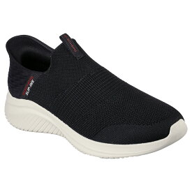 【今ならポイント10倍！】スケッチャーズ 232450w-blk メンズ スニーカー SKECHERS スリッポン スリップインズ Slip-ins 靴 くつ シューズ ストレッチ widefit ULTRA FLEX 3.0 SMOOTH STEP 手を使わず履ける ワイドフィット wide 幅広 甲高 ストレッチ素材 ハンズフリー