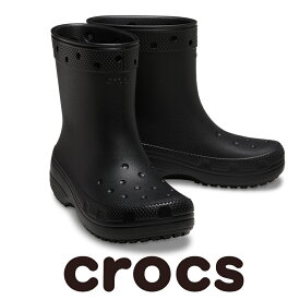 crocs クロックス 208363-black ユニセックス Classic Rain Boot クラシックレインブーツ