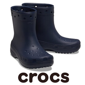 crocs クロックス 208363-navy ユニセックス Classic Rain Boot クラシックレインブーツ