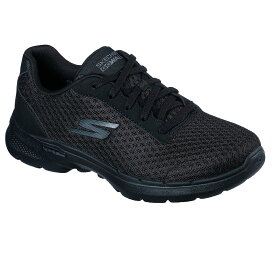 【楽天スーパーSALE★50％OFF】スケッチャーズ 124514-bbk レディース スニーカー SKECHERS Athletic Mesh Lace Up go walk 6 iconic vision アウトレットセール セール 半額