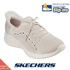 【今ならクーポンで2,000円OFF！】スケッチャーズ レディース スリップインズ 150184-tpe スニーカー SKECHERS スリッポン Slip-ins 靴 くつ シューズ ULTRA FLEX 3.0 サマー ストライプ ハンズフリー handsfree リボン ラインストーン ストレッチ トープ