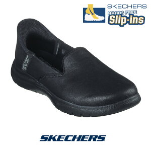 スケッチャーズ レディース スリップインズ 136544-bbk スニーカー SKECHERS スリッポン slip-on Slip-ins 靴 くつ on the go ウォーキング テレビでも話題 手を使わず履ける ハンズフリー handsfree ON-THE-GO