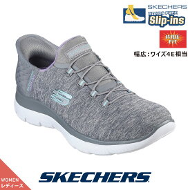 スケッチャーズ レディース スリップインズ SKECHERS 149937w-gymt スリッポン 靴 シューズ Slip-ins サミッツ SUMMITS ダズリング ヘイズ DAZZLING HAZE wide ワイドフィット 幅広 手を使わず履ける 洗濯機洗い可能