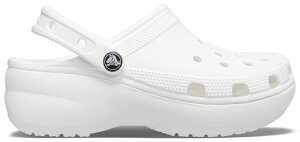 crocs �N���b�N�X �������K�i 206750 Classic Platform Clog �N���V�b�N �v���b�g�t�H�[�� �N���b�O �T���_�� ���f�B�[�X �V���[�Y ���� �X�|�[�e�B �����₷�� �u���b�N �� �z���C�g ��