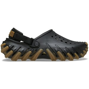 crocs �N���b�N�X �������K�i 211675 ���j�Z�b�N�X �����Y ���f�B�[�X �T���_�� �N���b�O Echo Gum Ro Clog Black �K�� �u���b�N �� ���o�[ �q�[���p�b�h