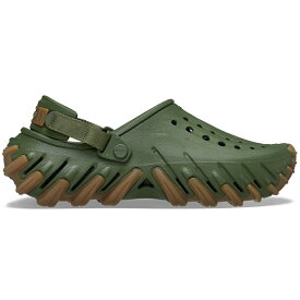 crocs クロックス 国内正規品 211675 ユニセックス メンズ レディース サンダル クロッグ Echo Gum Ro Clog Army Green ガム カーキ 緑 ラバー ヒールパッド