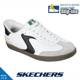スケッチャーズ メンズ 254154 WBK スニーカー SKECHERS クォーターロゴ スリップインズ HOTSHOT ハンズフリー Slip-ins メモリーフォーム