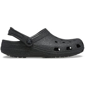 crocs クロックス 国内正規品 205942 Classic Glitter Clog Black Glitter 0wh クラシック グリッター クロッグ サンダル キラキラ ラメ ブラック 黒 ユニセックス メンズ レディース