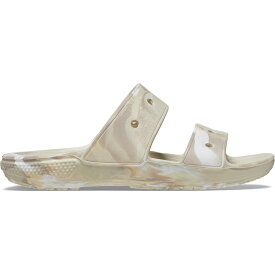 crocs クロックス 国内正規品 207701 Classic Crocs Marbled Sandal Bone/Multi 2y3 クラシック クロックス マーブル サンダル ユニセックス メンズ レディース