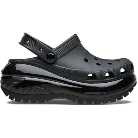 crocs クロックス 国内正規品 207988 Mega Crush Clog Black 001 メガ クラッシュ クロッグ サンダル 厚底 ブラック 黒 ユニセックス メンズ レディース UNISEX 男女兼用 トレンド カジュアル