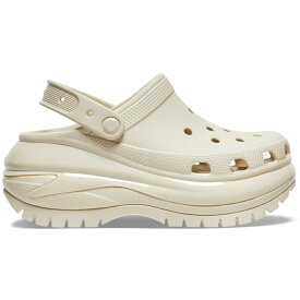 crocs クロックス 国内正規品 207988 Mega Crush Clog Bone 2y2 メガ クラッシュ クロッグ サンダル 厚底 ボーン アイボリー ユニセックス メンズ レディース 男女兼用 トレンド