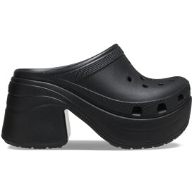 【アウトレット　セール　★50％OFF】　crocs クロックス 国内正規品 208547 Siren Clog Black 001 サイレン クロッグ サンダル サボ つっかけ 厚底 9cmヒール ブラック 黒 ユニセックス メンズ レディース UNISEX 男女兼用 トレンド