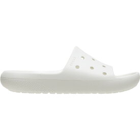 crocs クロックス 国内正規品 209401 Classic Slide 2.0 White 100 クラシック スライド 2.0 サンダル ホワイト 白 ユニセックス メンズ レディース 男女兼用 トレンド カジュアル