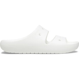 crocs クロックス 国内正規品 209403 Classic Sandal 2.0 White 100 クラシック サンダル 2.0 スライド ホワイト 白 ユニセックス メンズ レディース 男女兼用 トレンド カジュアル