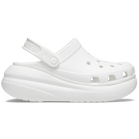 crocs クロックス 国内正規品 207521 Classic Crush Clog クラシック クラッシュ クロッグ White ホワイト ユニセックス 男女兼用 メンズ レディース サンダル 厚底