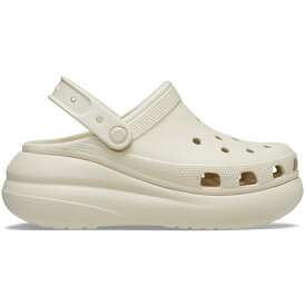 crocs クロックス 国内正規品 207521 Classic Crush Clog クラシック クラッシュ クロッグ Bone ホワイト アイボリー ユニセックス 男女兼用 メンズ レディース サンダル 厚底