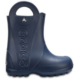 【セール★50％OFF】crocs クロックス 国内正規品 12803 Rain Boot Kids Navy(410) レインブーツ キッズ ネイビー 長靴 子供 こども 男の子 女の子 レインシューズ 軽い 軽量 無地 半額