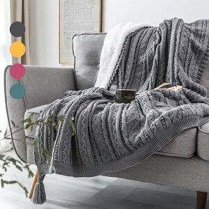 ふわふわブランケット 毛布 裏地モコモコ ニット 網あげ ソファカバー カバー お部屋 韓国雑貨 北欧 ひざ掛け お部屋でもオフィスでもOK!! オシャレ