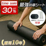 ★マラソン早割30%OFF★10年耐久★防草シート1x10m 雑草対策 ぼうそうシート 防草シート ピン 除草シート…