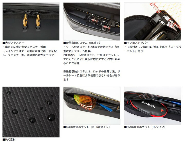 楽天市場】ダイワ ロッドケース FF(L) 160R レッド 【大型商品 