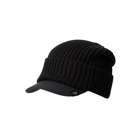 ダイワ DC-9324W つば付きニットキャップ ブラック フリー | 釣具 釣り フィッシング