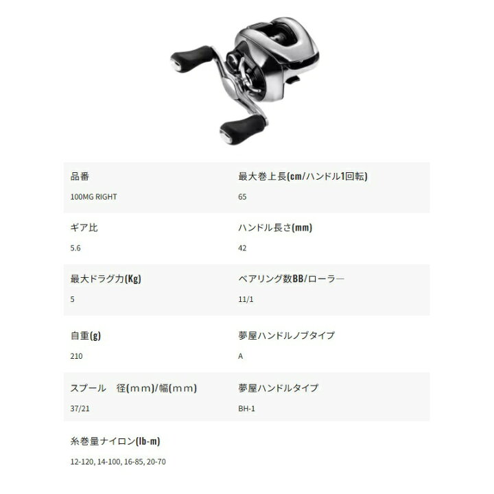 楽天市場】シマノ 25 アンタレス 100MG / 右ハンドル | 釣具 釣り 