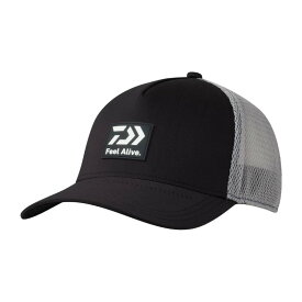 ダイワ DC-9024 ボックスロゴキャップ ブラックグレー フリー | 釣具 釣り フィッシング