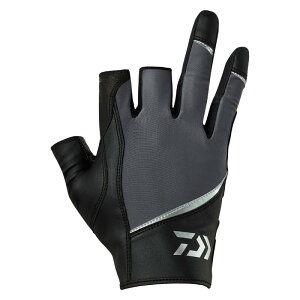 ダイワ DG-7625 コーデュラ ジギンググローブ 3本カット グレー M | 釣具 釣り フィッシング