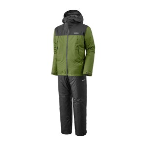 シマノ RB-057X ベーシック インサレーション レインスーツ 01 WM カーキ / 防寒着 防寒ウェア 上下セット / 釣具 釣り フィッシング