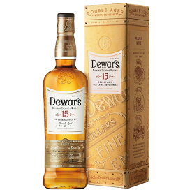 デュワーズ 15年 40% 750ml 箱付 スコッチ ウイスキー ギフト対応可 ラッピング 熨斗 誕生日 プレゼント お祝い [[wrap04]