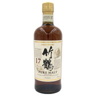 ニッカ 竹鶴 17年 43% ピュアモルト 700ml 箱なし ウイスキー ギフト対応可 ラッピング ボックス 1本用 2…