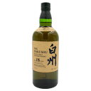 サントリー 白州 18年 43% シングルモルト 700ml箱なし ウイスキーギフト対応可 ラッピング ボックス 1本用 2本用 熨斗 誕生日 プレゼント お祝い [[wrap01][wrap03]