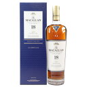 ザ マッカラン ダブルカスク 18年 43% 700ml 箱付 スコッチ ウイスキー ギフト対応可 ラッピング 熨斗 誕生日 プレゼント お祝い [[wrap04]