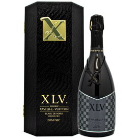 XLV シャンパーニュブラン ド ノワール ドゥミ セック NV 750ml箱付 シャンパン