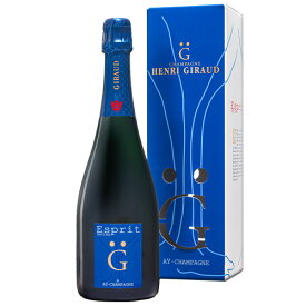 【正規輸入品】アンリ ジロー エスプリ ナチュール NV 750ml 箱付 ブリュット シャンパン ギフト対応可 ラッピング 熨斗 誕生日 プレゼント お祝い [[wrap04]