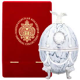 ラドガ インペリアル コレクション ウォッカ ホワイト マーブル イースター エッグ 40% 700ml 箱付 スピリッツ 送料無料