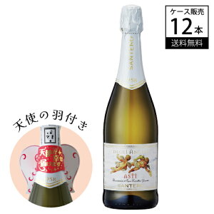 【ケース販売】サンテロ 天使のアスティ NV 750ml × 12本 イタリア ピエモンテ スプマンテ スパークリング ワイン 白 甘口 送料無料