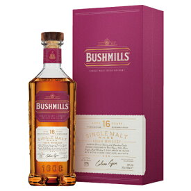 ブッシュミルズ シングルモルト 16年 40% 700ml 箱付 アイリッシュ ウイスキー ギフト対応可 ラッピング 熨斗 誕生日 プレゼント お祝い [[wrap04]