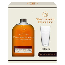 【グラス付】ウッドフォード リザーブ 43.2% 750ml 箱付 アメリカ ケンタッキー ストレート バーボン ウイスキー ギフト対応可 ラッピング 熨斗 誕生日 プレゼント お祝い [[wrap04]