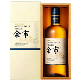 ニッカ シングルモルト 余市 45% 700ml 箱付 ジャパニーズ ウイスキー ギフト対応可 ラッピング 熨斗 誕生日 プレゼント お祝い [[wrap04]