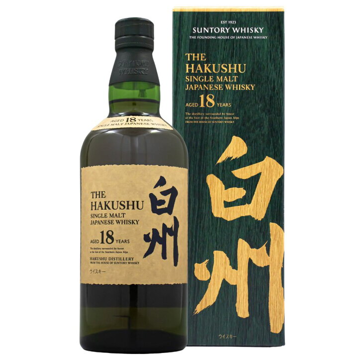 楽天市場】サントリー 白州 18年 43% 700ml 箱付 シングルモルト 