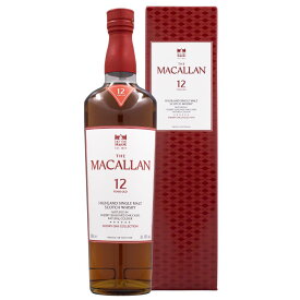 ザ マッカラン 12年シングルモルト シェリーオーク 40% 700ml 箱付 スコッチ ウイスキー ギフト対応可 ラッピング 熨斗 誕生日 プレゼント お祝い [[wrap04]